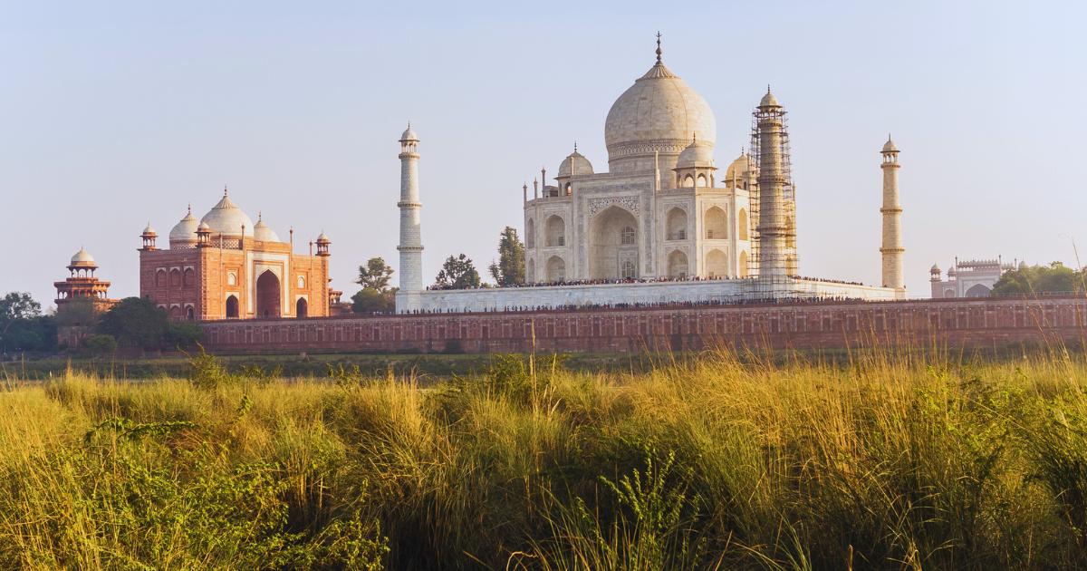 Architectural Mehtab Bagh Agra